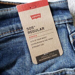 NWT - Levi's Men's 505 Jean - Size 40x30